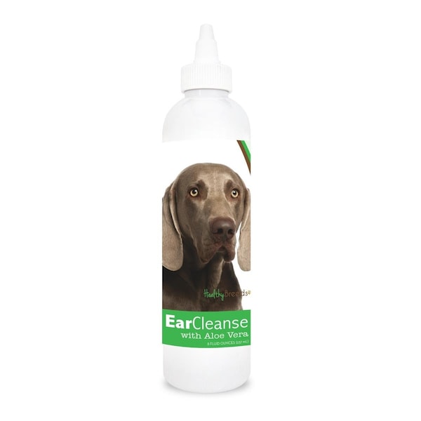 Healthy Breeds 8 oz Weimaraner Ear Cleanse with Aloe Vera Cucumber Melon 840235116059 - main